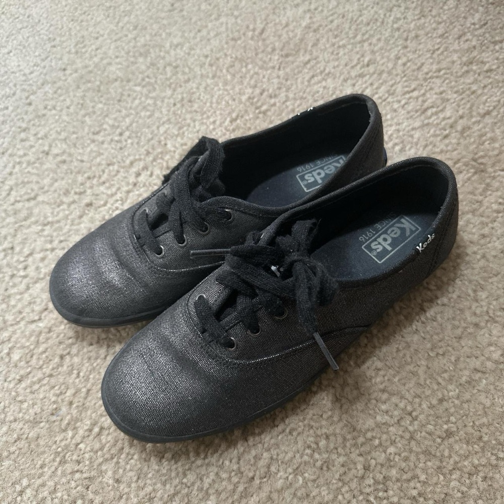 Keds Kids Metallic black Sneakers